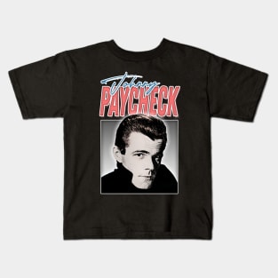 Johnny Paycheck / Retro Style Country Artist Fan Design Kids T-Shirt